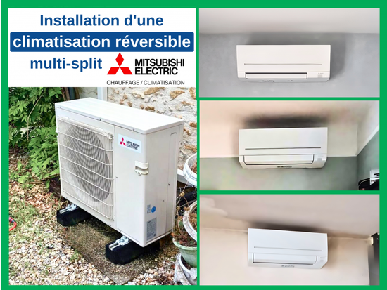 Installation d'une climatisation réversible