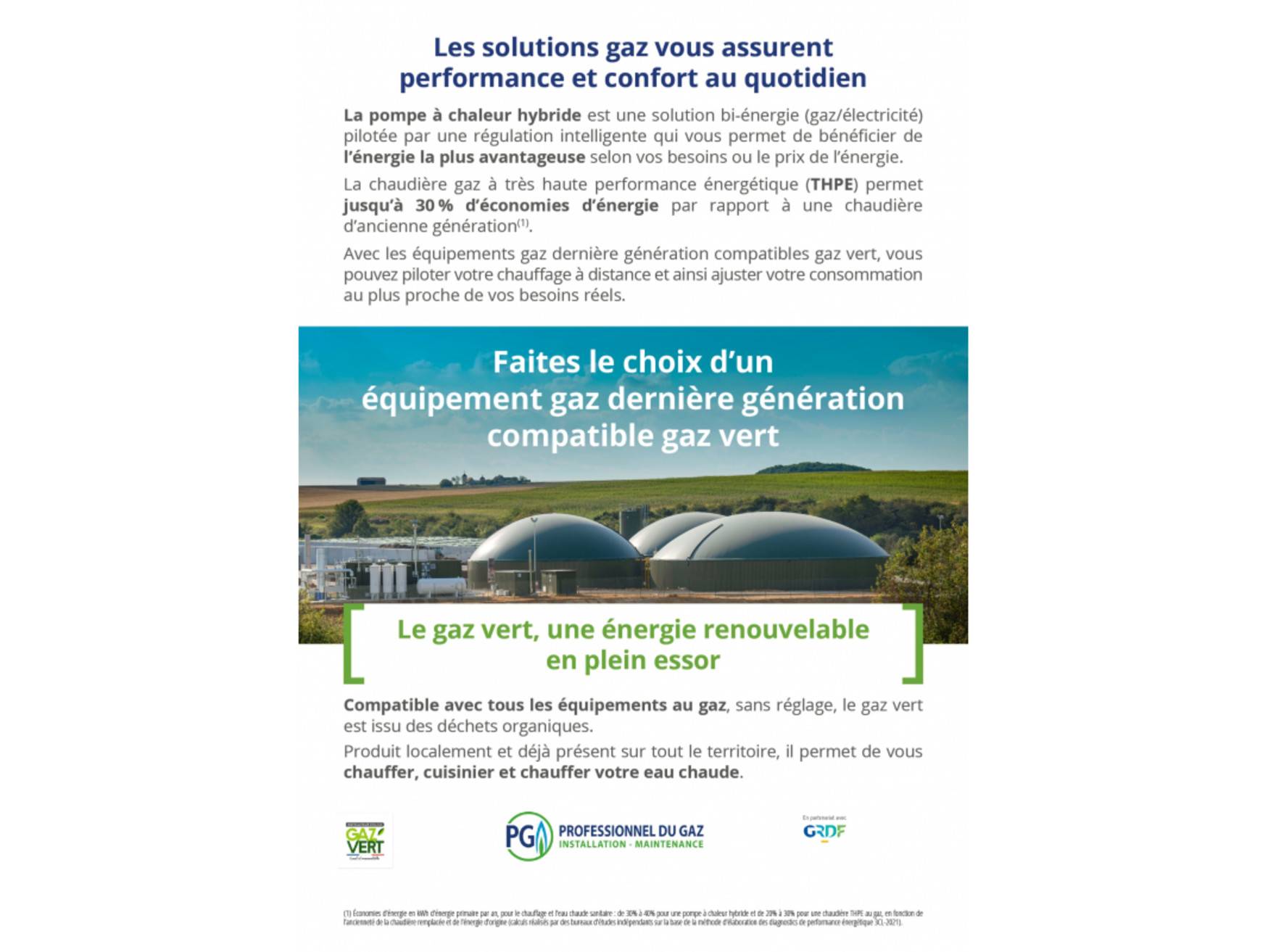 Promo chaudière gaz à condensation THPE (Très Haute Performance Énergétique) Indre et Loire