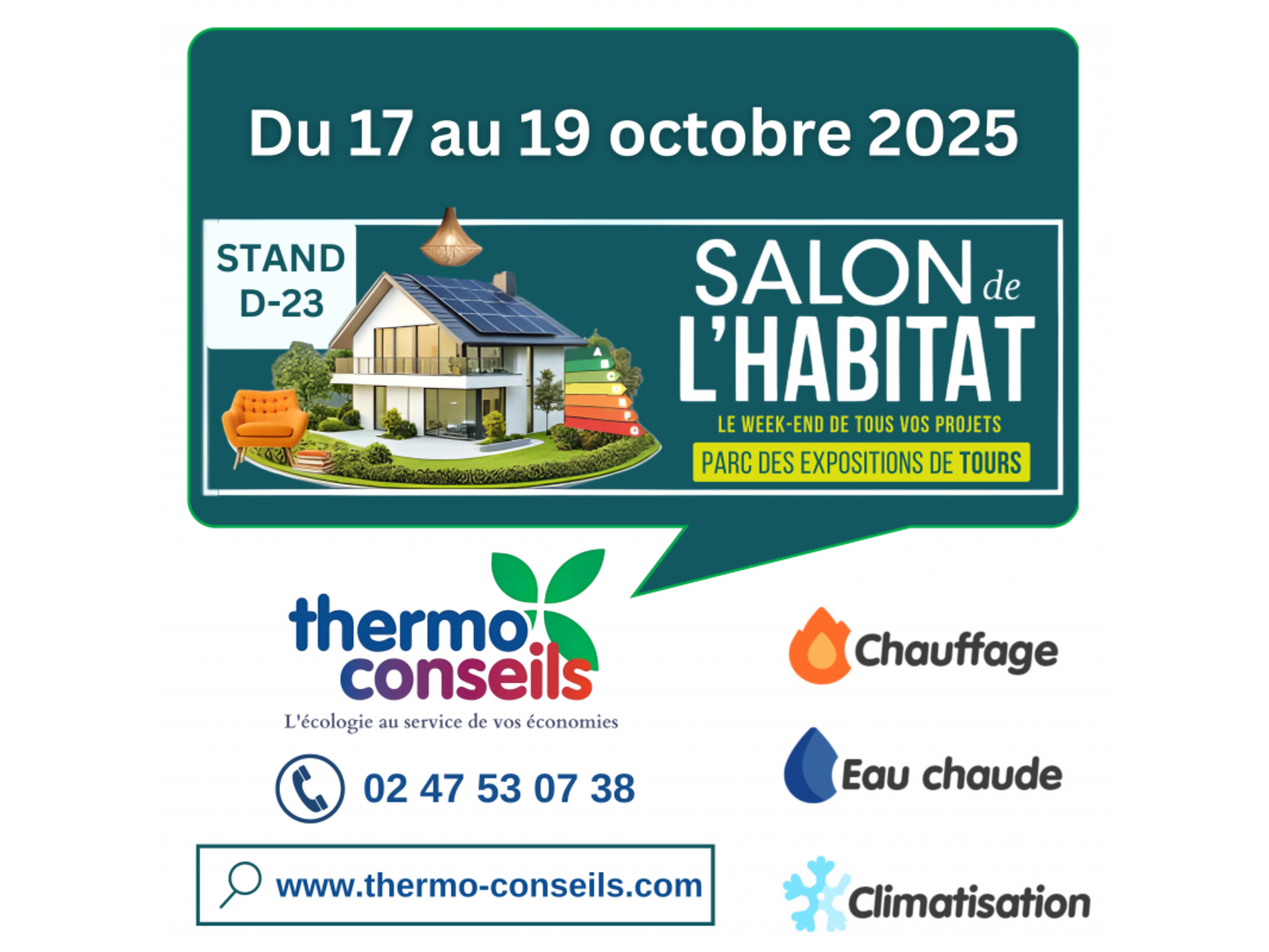Salon de l’Habitat de Tours 2025 date et horaire